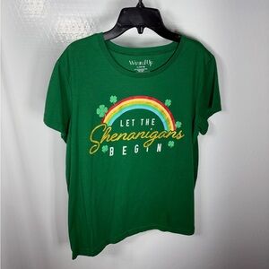 Wound Up Green Tee Let the Shenanigans Begin St Patrick’s Day 181